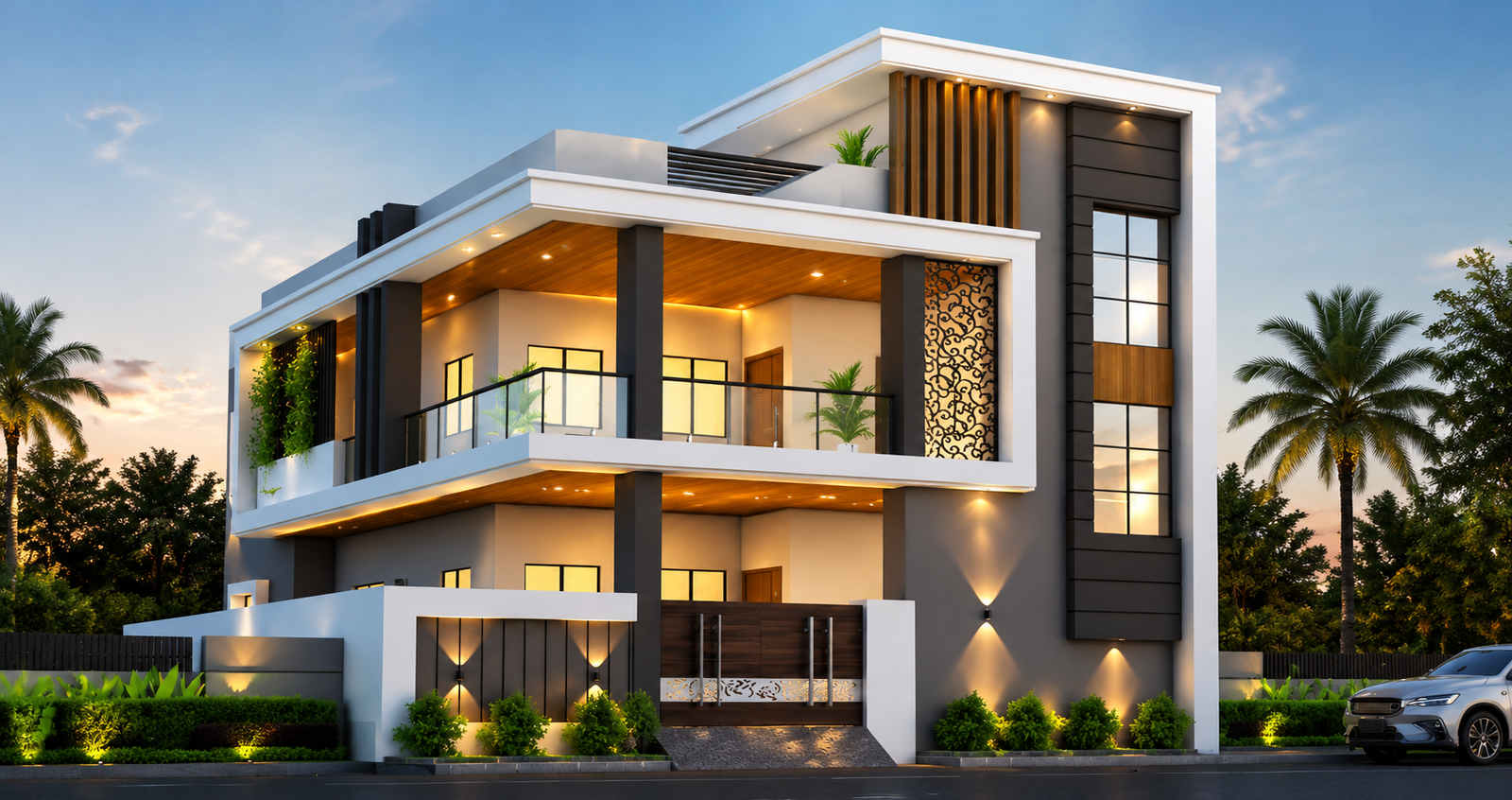Villa exterior